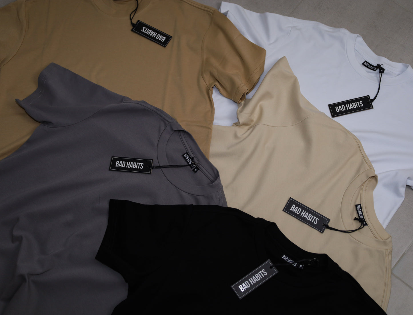 BROWN PLAIN BASIC T - SHIRT